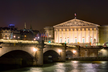 Obraz premium Palais Bourbon - French Parliament, Paris, Assemblee Nationale