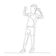 sketch, continuous line drawing child boy