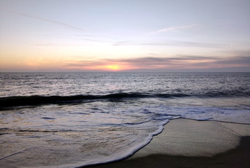 Fototapeta na wymiar Beautiful sunset at Sanibel Island, Florida