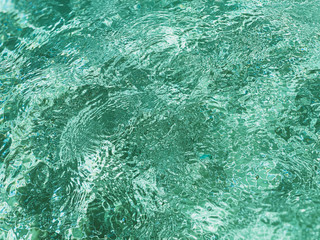 Green clear rippled water texture abstract background horizontal