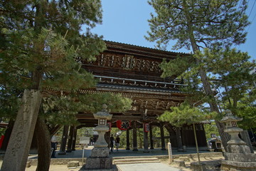 Amanohashidate nature scenic view at spring and summer in Kyoto, Japan