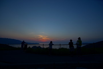 Fototapeta premium Evening sky, beautiful colorful sky and Dramatic sunset