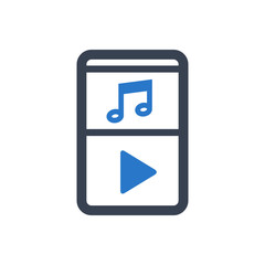 Music player icon
