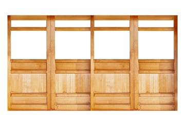 Shoji , Traditional Japanese door,window or room divider consisting isolated on white background