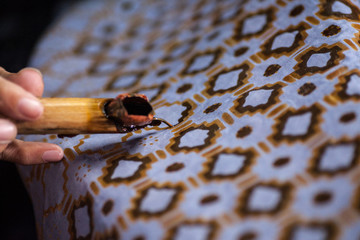 3 June 2010, Yogyakarta, Indonesia: Batik Making Process At Workshop.