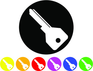 illustration of a keys silhouette