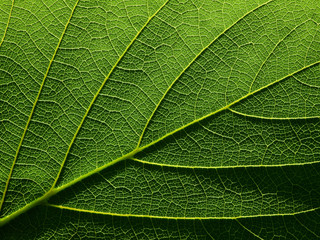 closeup fresh green leaf texture