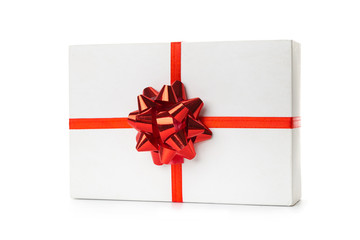 beautiful gift boxes made by hand isolated on white. holidays, birthday, new year