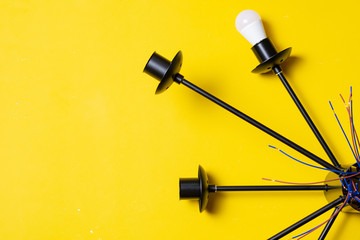 Spot lamps. Ceiling lamps. Spotlights