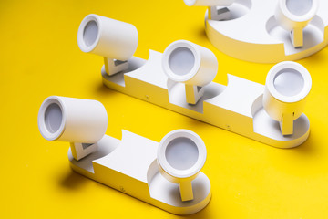 Spot lamps. Ceiling lamps. Spotlights