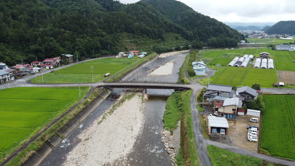 岐阜県　飛騨　ドローン空撮
