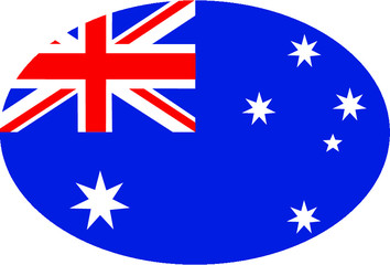 australia flag button