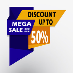 Modern Colorful Sale Promtion Tag and Baner for your Shop Product