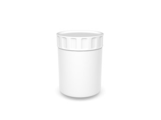 3d bottle mockup on white background