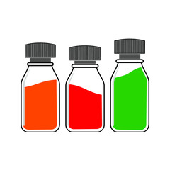 colorful bottles images, water, drink, poison