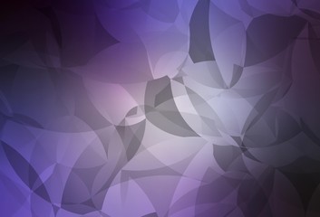 Light Purple vector gradient triangles pattern.