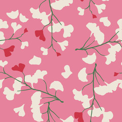 ginkgo biloba pattern