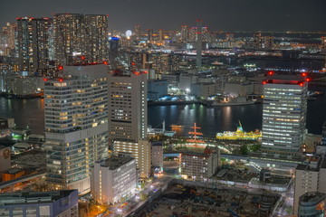 Plakat Night view of Tokyo