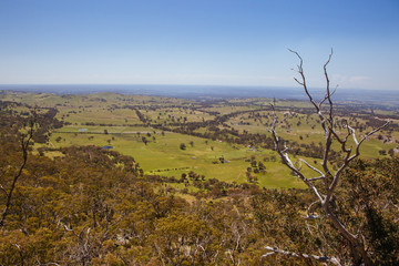 Country Landscape Mt Alexander Regional Park Victoria Australia
