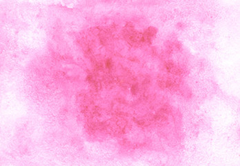 Abstract watercolor background. Pink and white colors. Watercolor wet texture. Abstract art hand paint. Original artwork. Creative wallpaper. Aquarelle texture