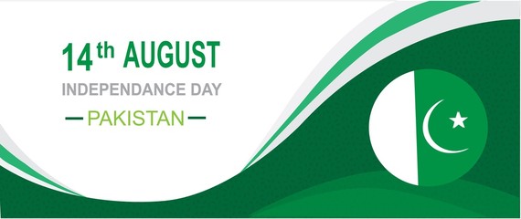 14th August pakistan special day it is suitable for banner and poster. vector illustration