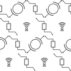 Seamless summer pattern. Bright colors.