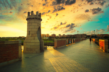 Torre del puente viejo de Badajoz