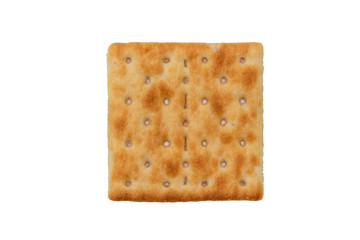 Cracker on a white background.
