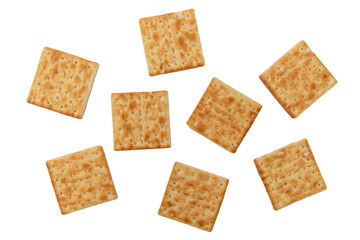 Cracker on a white background.