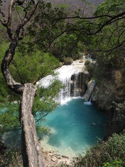 Cascada en vista  a&eacute;rea