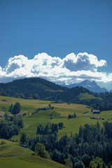Fototapeta na wymiar Appenzellerland in der Schweiz 1.6.2020