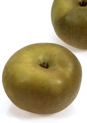 Canada Apple, malus domestica, Fruits against White Background