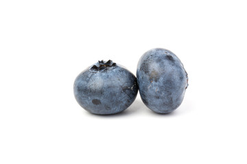 Blueberry isolated. Blueberry on white background. Bilberry. Clipping path.
