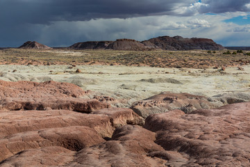 Fototapeta premium Badlands, Petrified Forest National Park, Arizona, USA, America