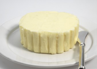 Plate with Salted Butter