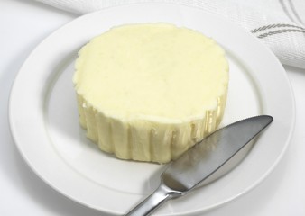 Plate with Salted Butter