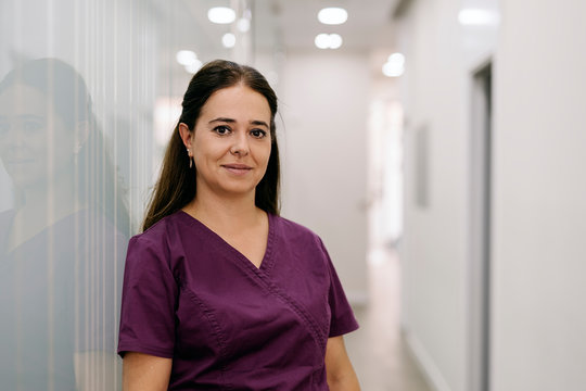 Portrait of a beautiful dentist
