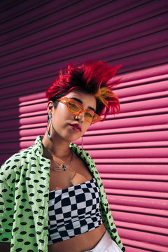 Cool Gen Z woman