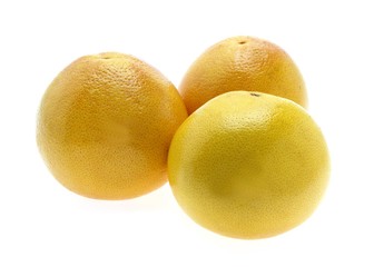 Grapefruit, citrus grandis against White Background