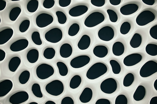 Stylish textured decoration on wall