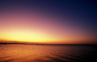 Sunset on Monroe Lake in Florida