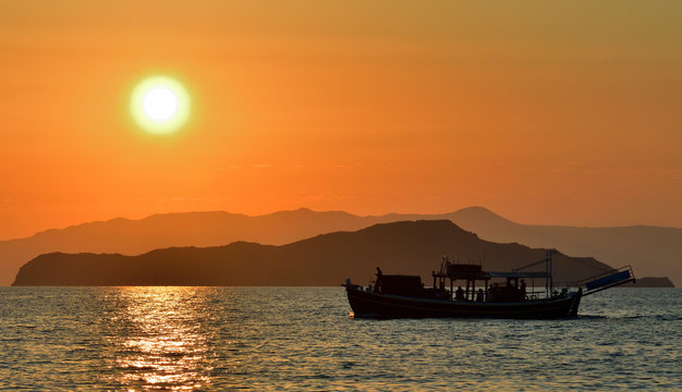 krete sunset