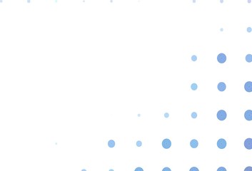 Light Pink, Blue vector background with spots.