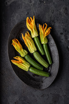 Zucchini flowers - Cucumber flowers