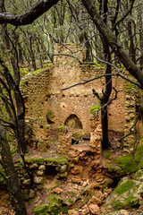molino harinero de agua de la época musulmana, es Freu, valle de Coanegra, Orient, Mallorca, balearic islands, Spain