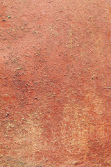 Creative bright metallic background. Flat background texture of dirty rusty metal. Bright rusty spots as the main background for a vintage scratched design