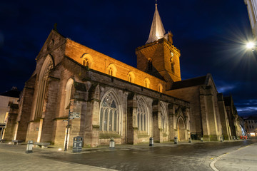 Fototapeta na wymiar St. John's Kirk ( Iglesia de San Juan Bautista), siglo XII, Perth, condado de Perth and Kinross, Highlands, Escocia, Reino Unido