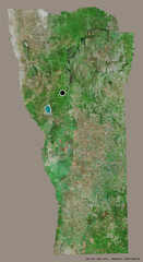 San Luis, province of Argentina, on solid. Satellite