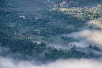 Y Ty town in LaoCai, VietNam.