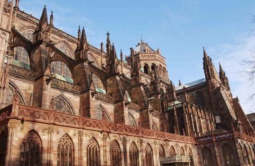 Cathedral of Strasburg, Alsace in France